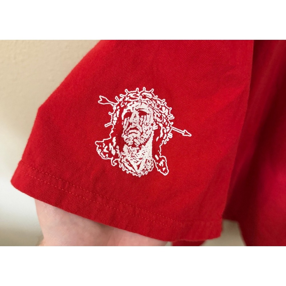 Jesus Piece Band Shirt Red The West Coast Tour Graphic Tee Mens 3XL Alstyle - Picture 3 of 5